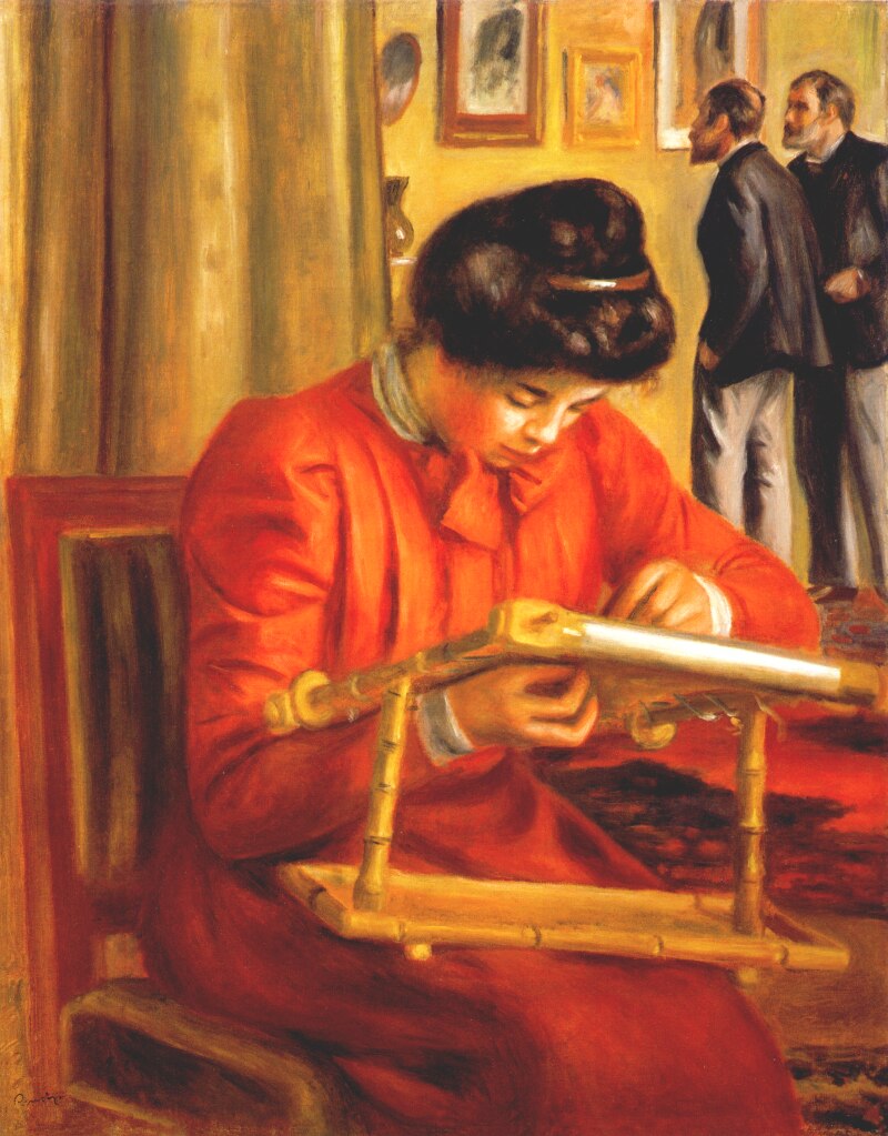 Christine Lerolle Embroidering 1897